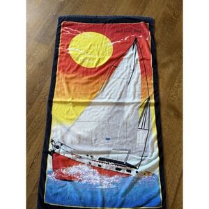 RARE  Y2K Jekyll Island Beach Towel Sherry Mfg